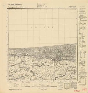 1680 (alte Nr.: 394) Steegen, Topographische Karte 1:25000 (4cm - Karte)