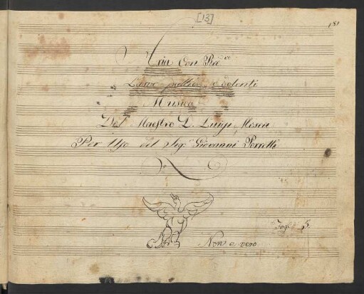 Il Salto di Leucade. Auszüge; T, orch