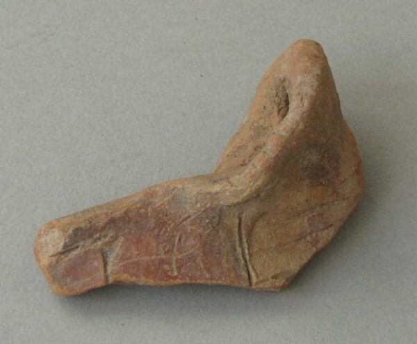 Pottery vessel decoration (fragment)