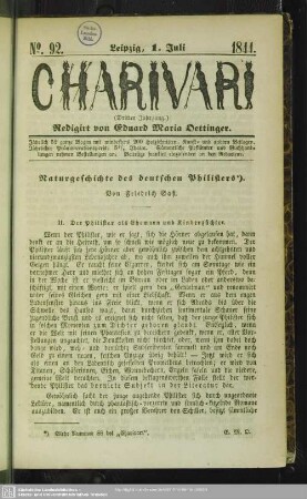 Naturgeschichte des deutschen Philisters