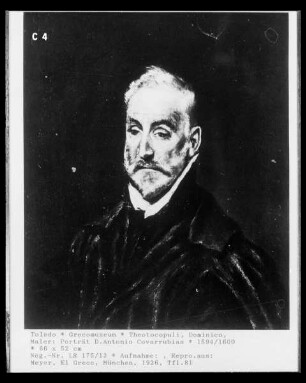 Porträt D. Antonio Covarrubias