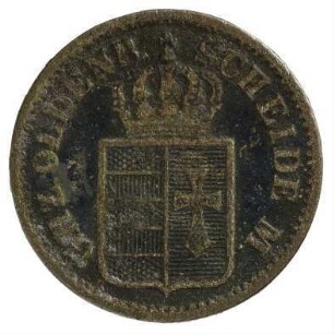 Münze, Grote, 1853 n. Chr.