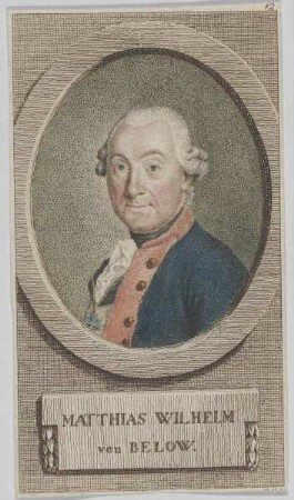 Bildnis des Matthias Wilhelm von Below