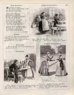 "Sommerfrische-Kaffee" "Beruhigend" "Doppelte Ueberraschung"