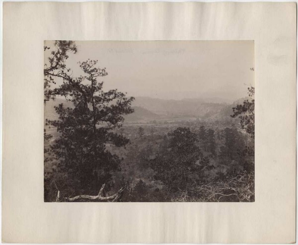 Valley of Copan. View to the west.