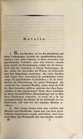 Lehrbuch der Chemie. 2,1, Die Metalle ; Abth. 1