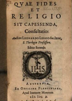 Quae fides et religio sit capessenda, consultatio