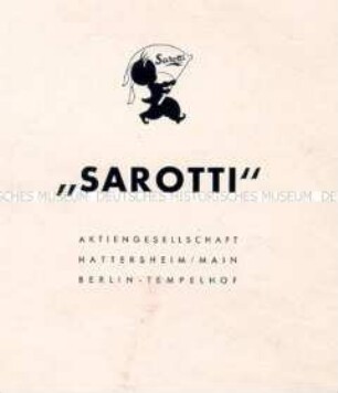 Sonderdruck zur Geschichte des "Sarotti-Mohren" - Sachkonvolut