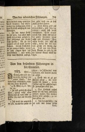 719-722, Von den besodern Führungen in der Gemeine