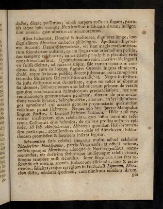 D4r-E4v, Alios habemus, Domini ...
