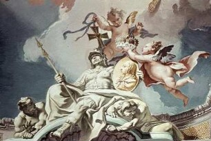 Deckengemälde: Verherrlichung des Kaisertums Karls VII.