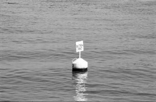 Berlin; Kladow: Zonengrenze in der Havel