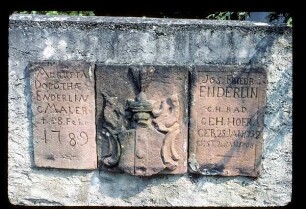 Grabstätte der Eheleute Enderlin in Bötzingen
