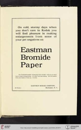 Eastman Kodak Company [Eastman Bromide Paper]