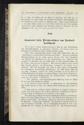 Konveniat kath. Religionslehrer aus Nordwestdeutschland