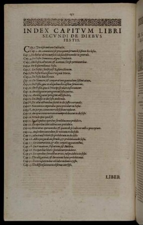 Index Capitum Libri Secundi [...]