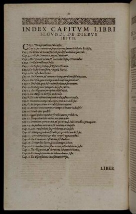 Index Capitum Libri Secundi [...]