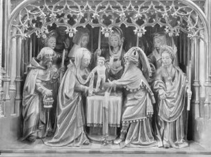 Hochaltar — Die Darstellung Christi im Tempel