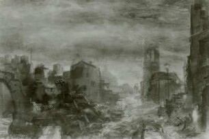 Brennende Stadt