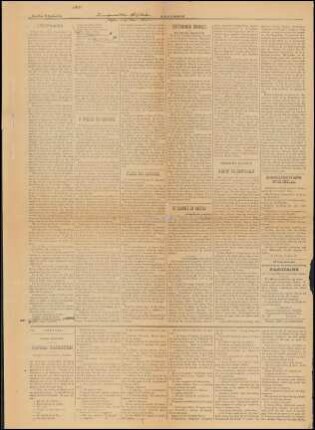 Blatt der Zeitung Ἀμάλθεια vom 05.01. [Jahr unbekannt]