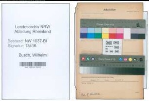 Entnazifizierung Wilhelm Busch , geb. 06.09.1891 (Lokfuehrer)