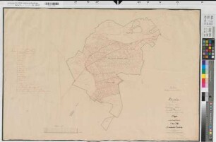 Castrop (Castrop-Rauxel), Teilung des Castroper Holzes, Bl.1 Brouillonkarte Flur 13