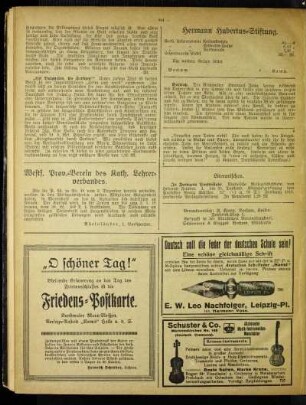 Westf. Prov.-Verein des Kath. Lehrerverbandes
