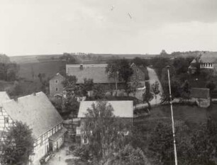 Ortsteilansicht mit Gehöften