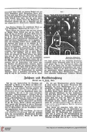 N.F. 5.1925: Zeichnen und Kunstbetrachtung