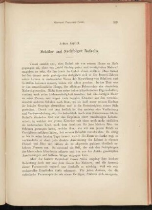 Achtes Kapitel. Schüler und Nachfolger Rafael's.