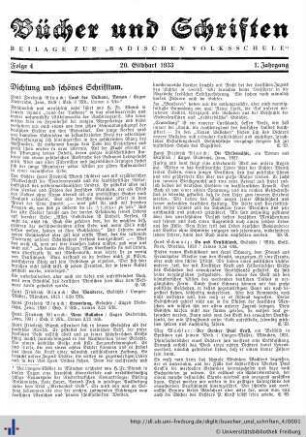 Dichtung und schönes Schrifttum