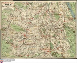 Stadplan von Wien