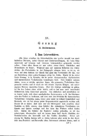 Gesang