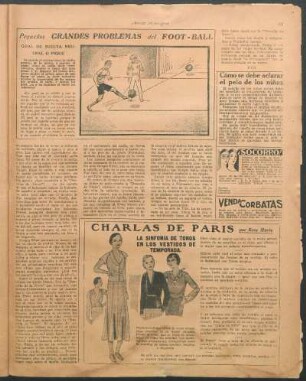 Pequeños grandes problemas del foot-ball [Dibujo] : Goal de suelta neutral o pique