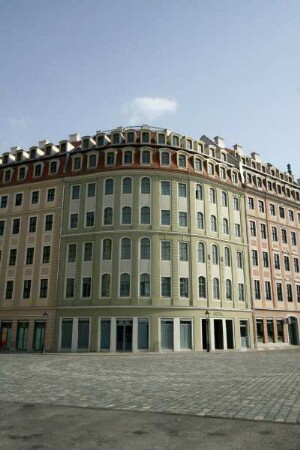 Dresden-Altstadt, Neumarkt 1-3. QF Hotel. Eckansicht