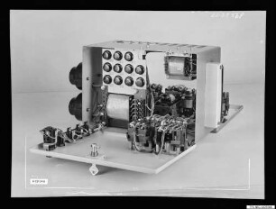 Pumpgestell, Schaltkasten, offen; Foto 1962