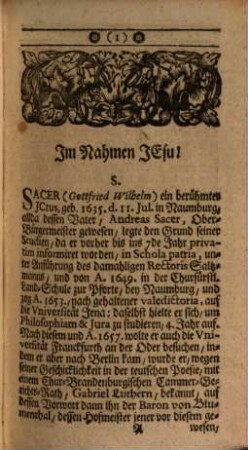 Johann Caspar Wetzels Hymnopœographia, oder Historische Lebens-Beschreibung der berühmtesten Lieder-Dichter, Dritter Theil