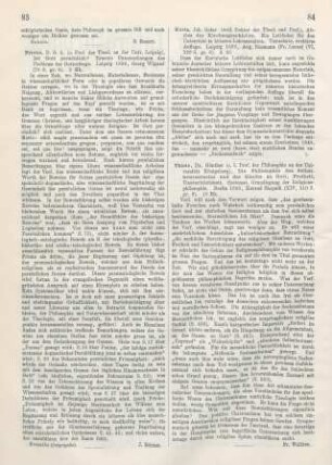 84 [Rezension] Thiele, Günther, Die Philosophie des Selbstbewusstseins und der Glaube an Gott, Freiheit, Unsterblichkeit