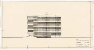 Technische Universität Berlin Technische Chemie (Franz-Fischer-Bau): Ostansicht, 1:200