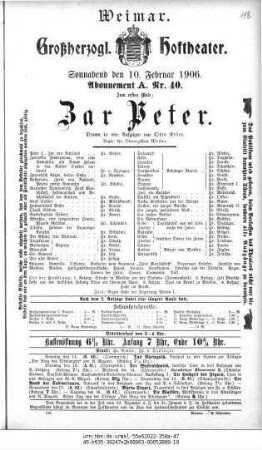 Zar Peter