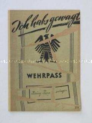 Illustrierte Propagandaschrift gegen die Einführung der Wehrpflicht in der Bundesrepublik