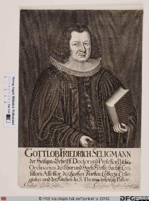 Bildnis Gottlob Friedrich Seligmann