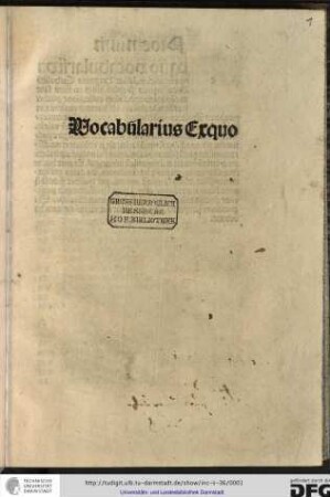 Vocabularius Ex quo.