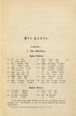 Französisches Elementarbuch : Ausgabe B