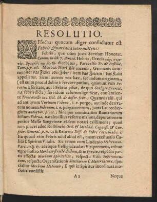 Resolutio.