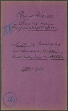 Beihilfen zur Unterstützung der minderbemittelten Bevölkerung zwecks Beschaffung von Kohlen