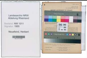 Entnazifizierung Heribert Neuefeind , geb. 25.01.1909 (Grosshaendler)