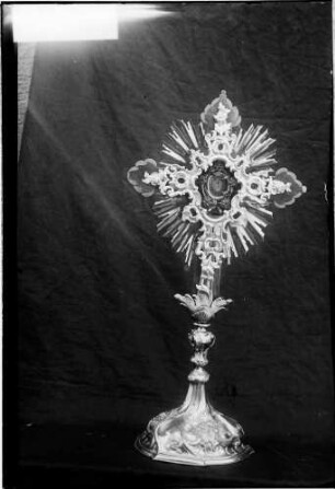 Heiligkreuzsteinach Katholische Pfarrkirche Sankt Crucis Monstranz (Rokoko)