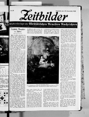 Zeitbilder. 1924-1925