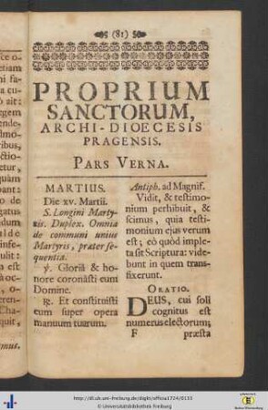 Pars Verna.